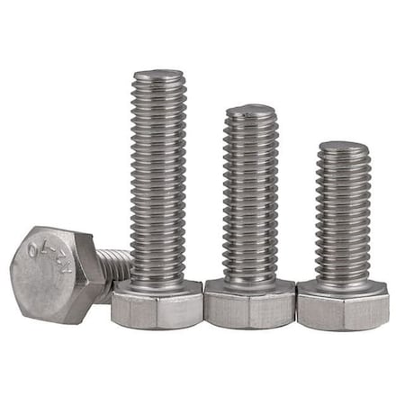 Newport Fasteners A2, M20-2.50 Hex Head Cap Screw, Plain Stainless Steel, 100 mm L, 40 PK 226016-40